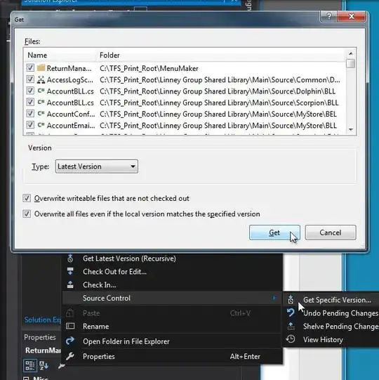 Modules window