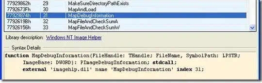 The exact error message