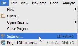 File > Settings