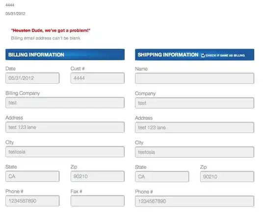 Screenshot of Applications page