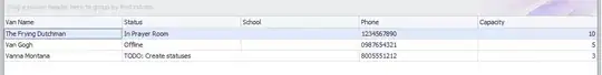 Configure Ignored Files screen