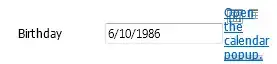 a view of the csv file