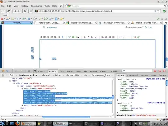 Inspector showing the added event
