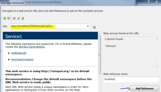 The error shows with my attempt