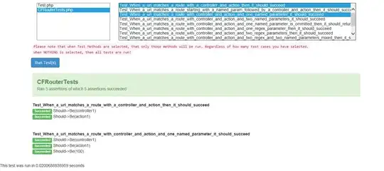 Chinook Unit Test framework