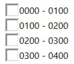 screenshot of checkboxes: IE