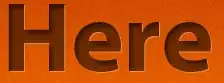 text when focused with cursor at the end