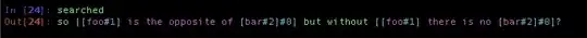 pprinted regular expression