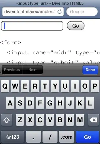 Error I was receiving from code implementation