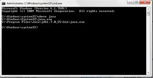 Run command " Where java" it return to path