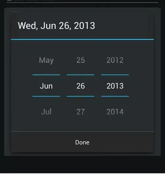 Screenshot DatePicker