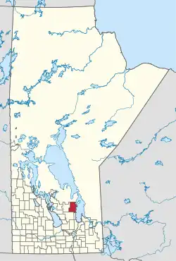 Location of Bifrost – Riverton in Manitoba