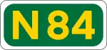 N84 road shield}}