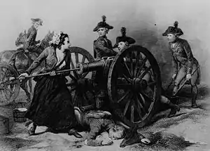 Image 23Molly Pitcher at the Battle of Monmouth (from History of New Jersey)