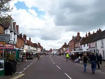 Image 9Odiham High Street in the north-east of Hampshire (from Portal:Hampshire/Selected pictures)