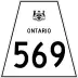 Highway 569 marker