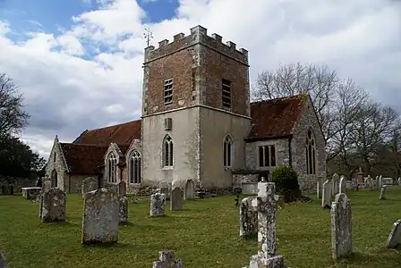 Image 17St John the Baptist Church, Boldre in the New Forest (from Portal:Hampshire/Selected pictures)
