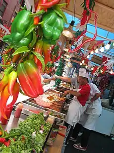 Image 5Street vendors at the Feast of San Gennaro in Manhattan's Little Italy (from Culture of New York City)