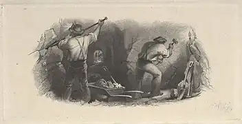 engraved vignette